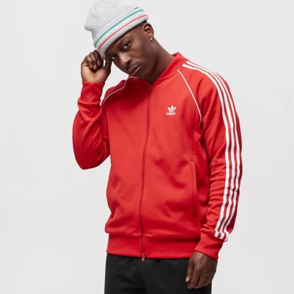 adidas Other - Adidas Adicolor Classics Primeblue SST Track Red Jacket US S NWOT